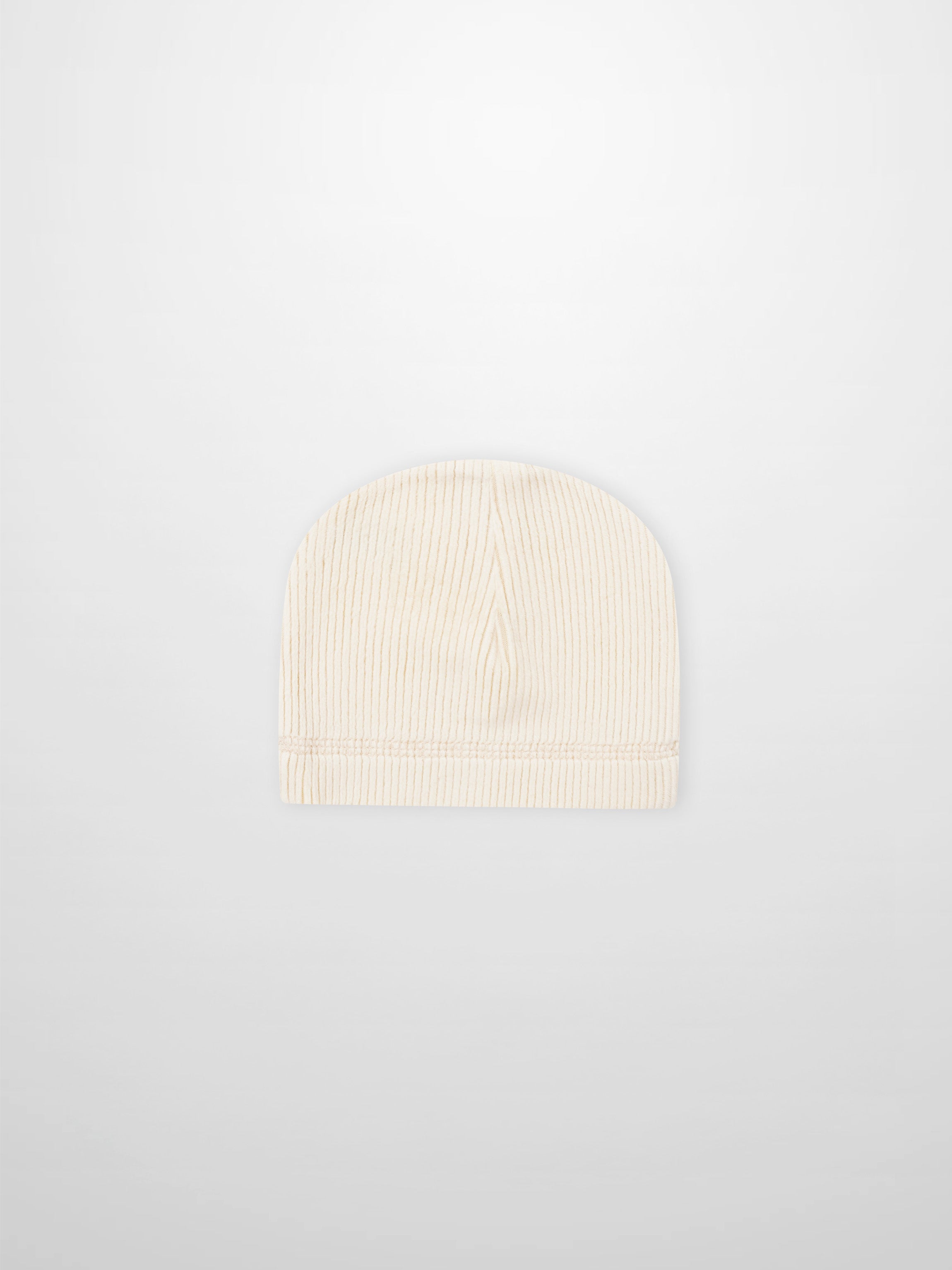 Adee Embroidered Anchor Hat for boys in natural beige knit fabric