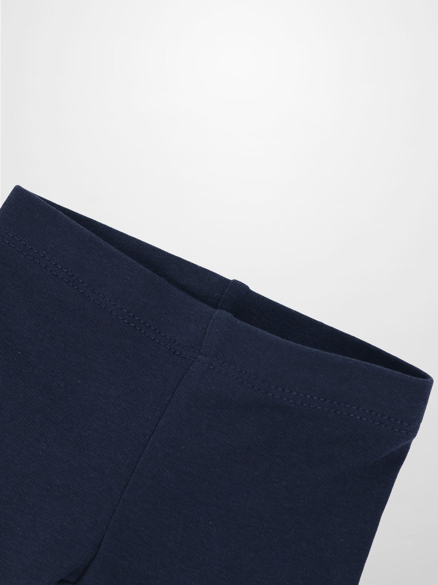 Non Ribbed Leggings - Dark Navy by Adee; unisex bottoms in navy apparel