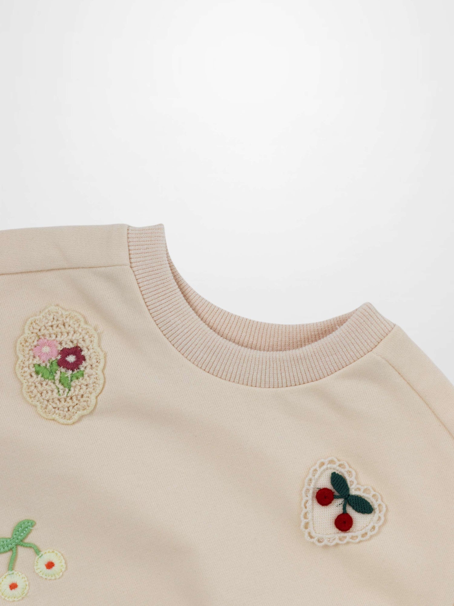 Crochet Patch Sweatshirt