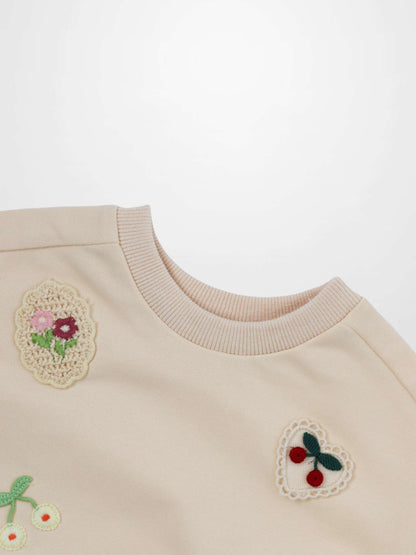 Crochet Patch Sweatshirt