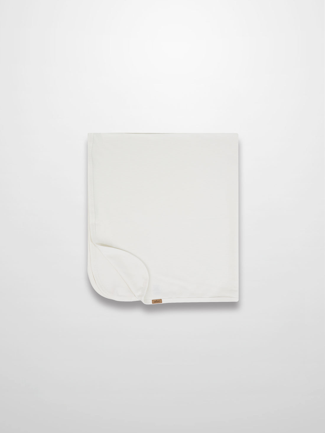 Thin Ribbed Blanket - White