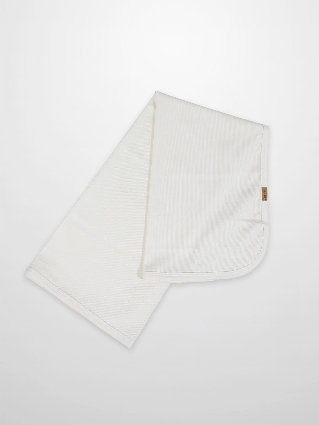 Thin Ribbed Blanket by Adee, white, unisex