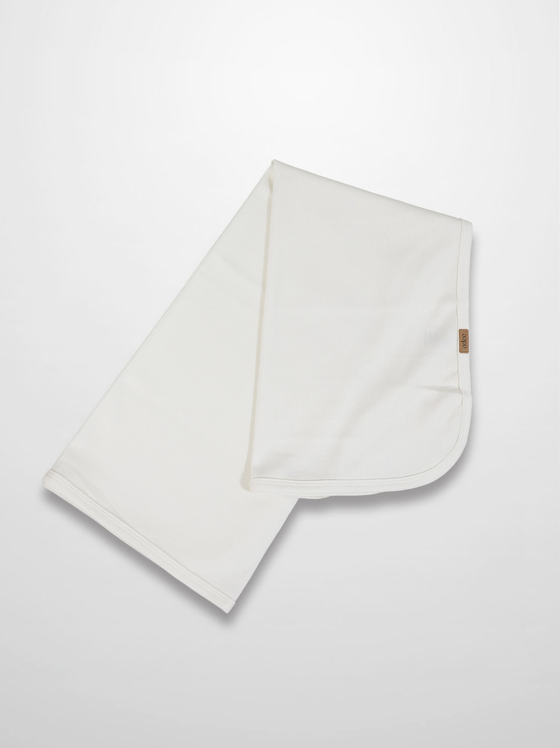 Thin Ribbed Blanket - White