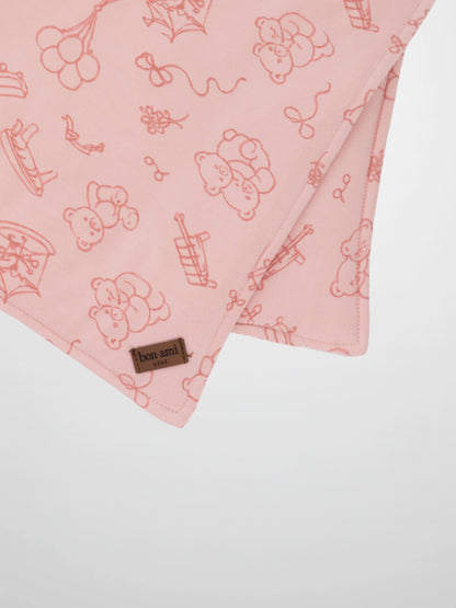 Storybook Lovey with Clip - Pink