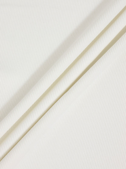 Thin Ribbed Blanket - White