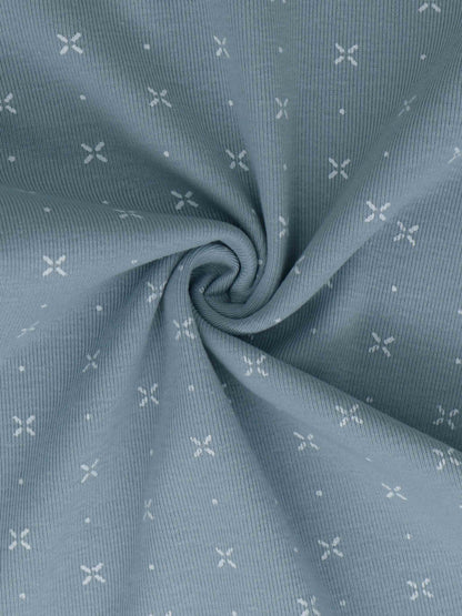 X Print Stretchy-Blue