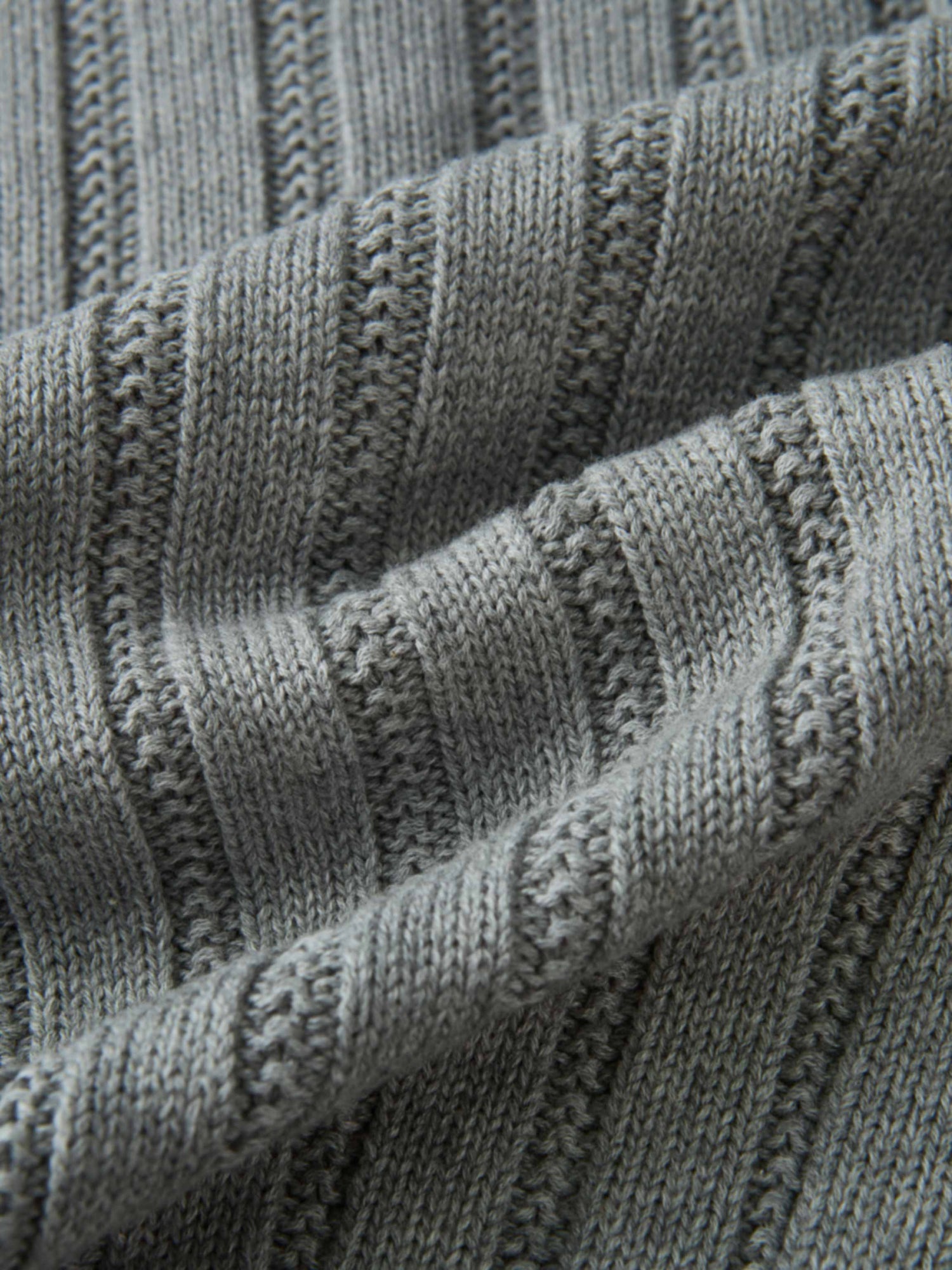 Knit cardigan grey knit fabric close-up for girls, dressy top