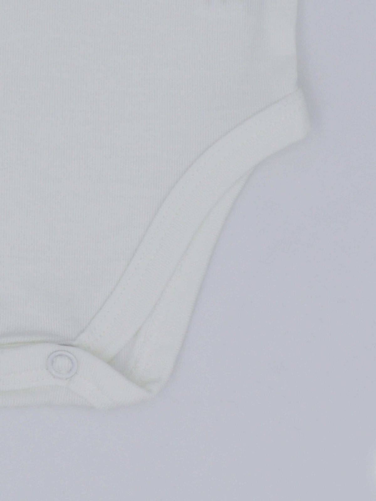 V-Neck undershirt for boys, white bodysuit with snap closure, 3-pack
