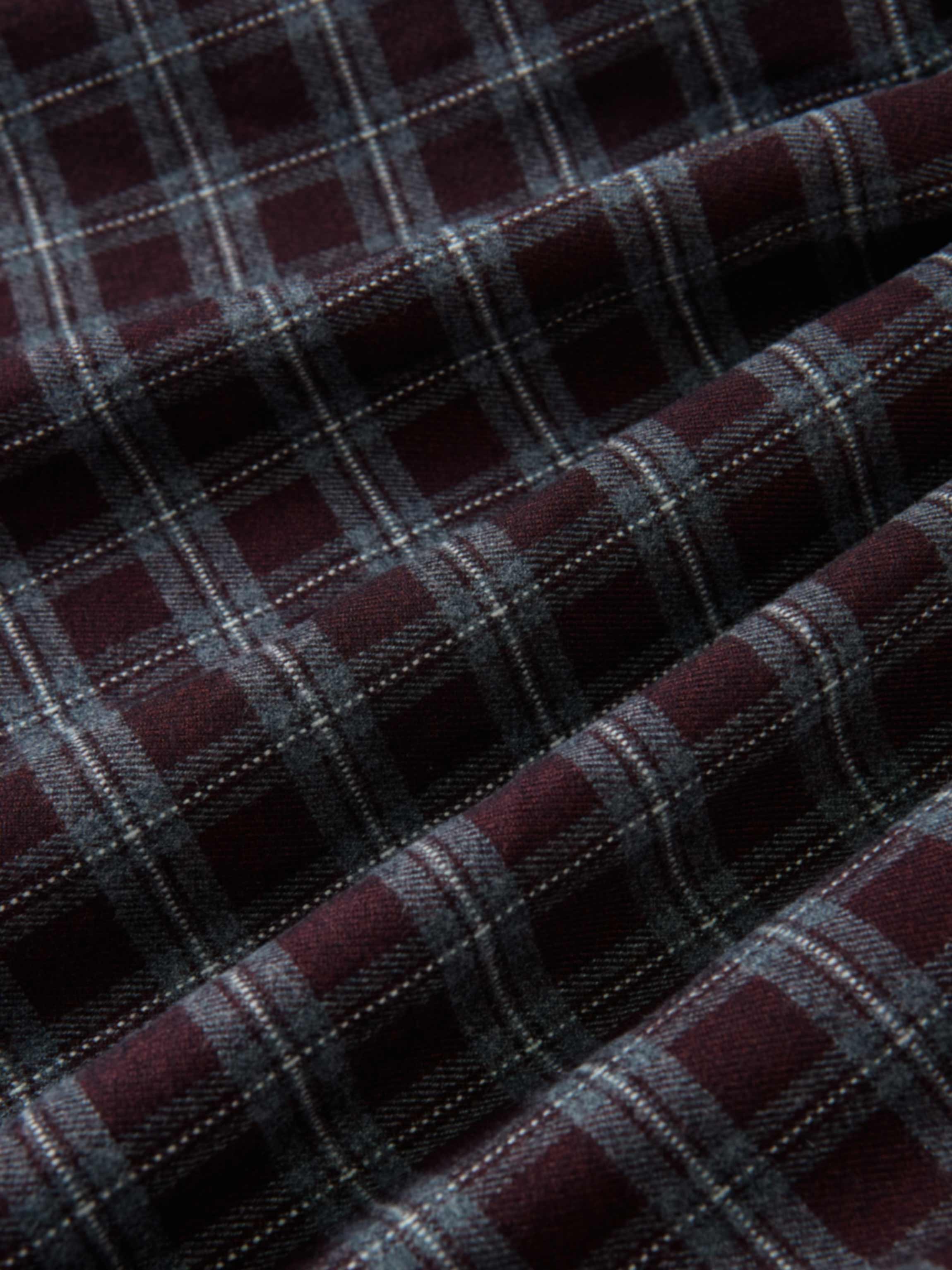 Adee Drop Waist Plaid Skirt for girls, burgundy plaid fabric