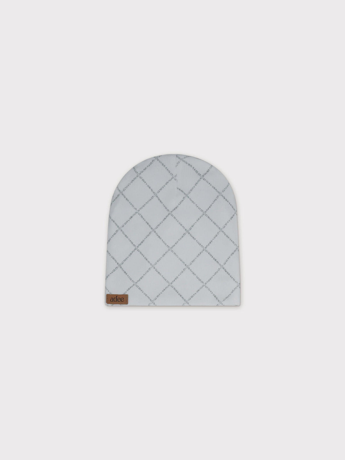 Diamond Feather Beanie-Grey kids&