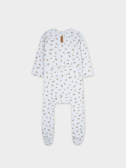 Rose Layette Set-Blue