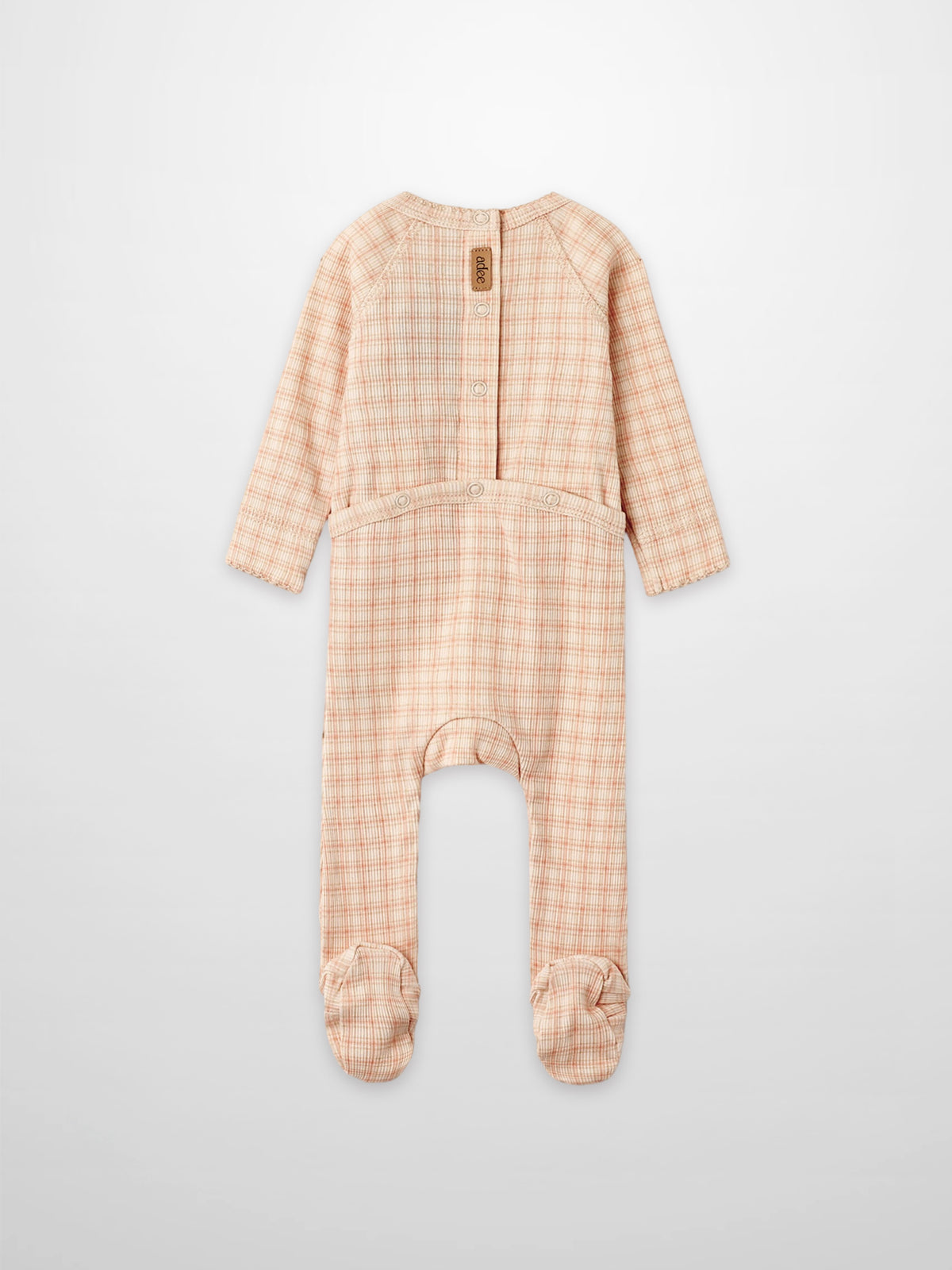 Adee Oatmeal Grid Stretchy girls&