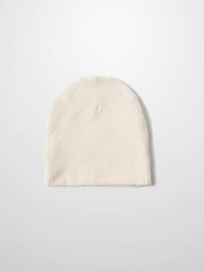 Mock Neck Beanie - Ivory