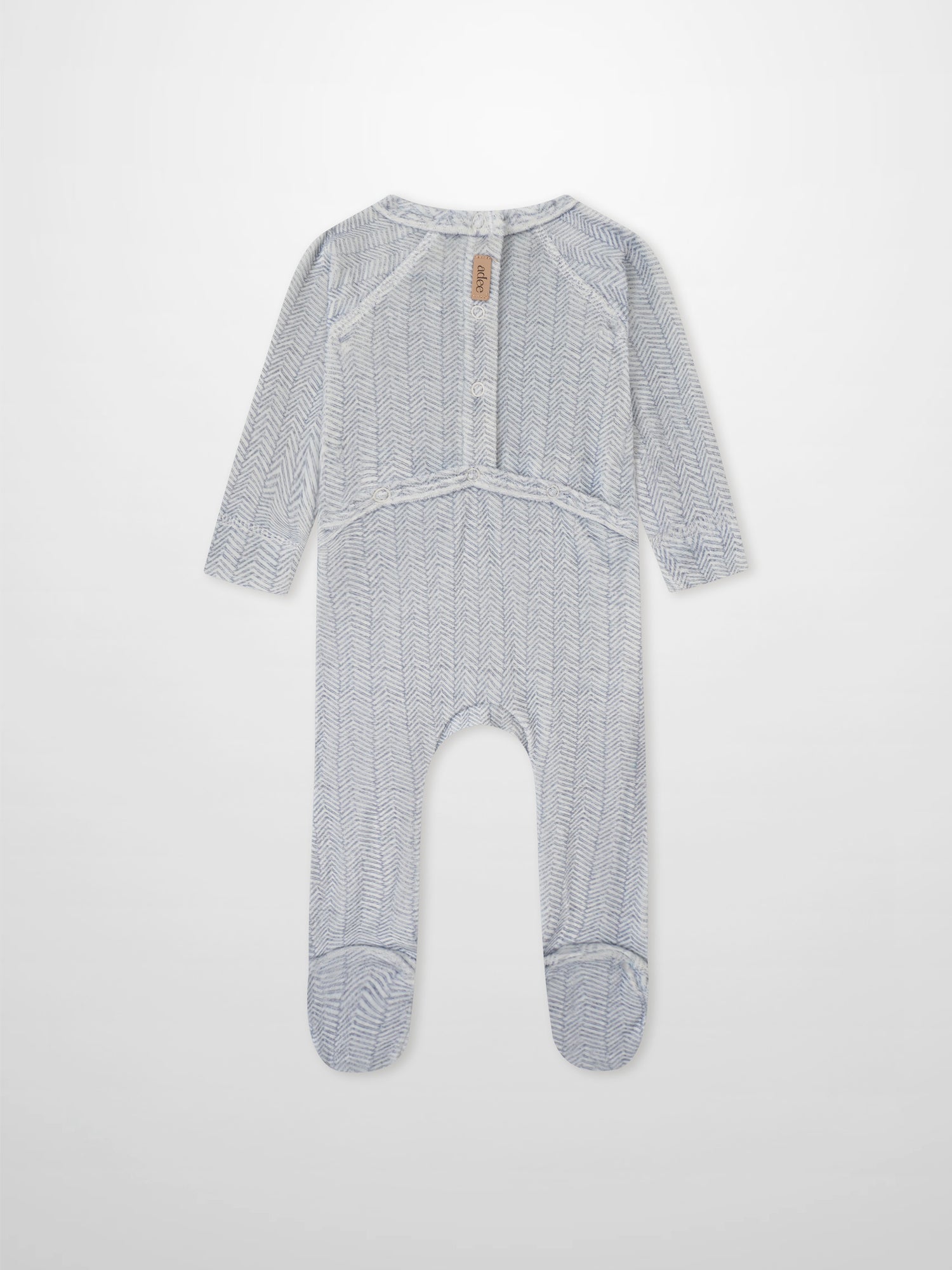 Heritage Herringbone Stretchy Blue boys&