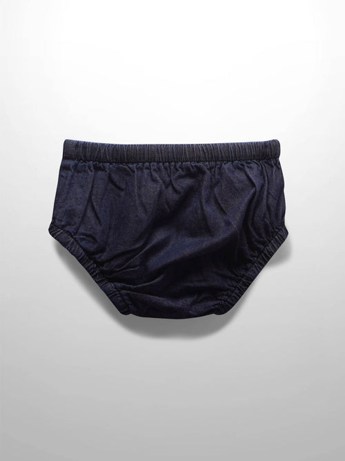 Dark denim bloomers for girls