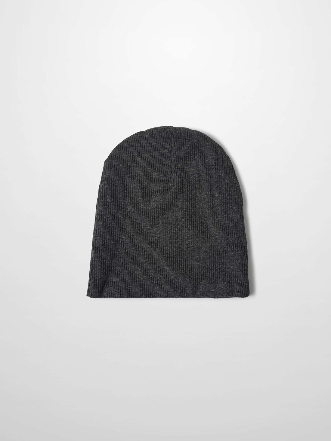 Mock Neck Beanie - Heather Grey