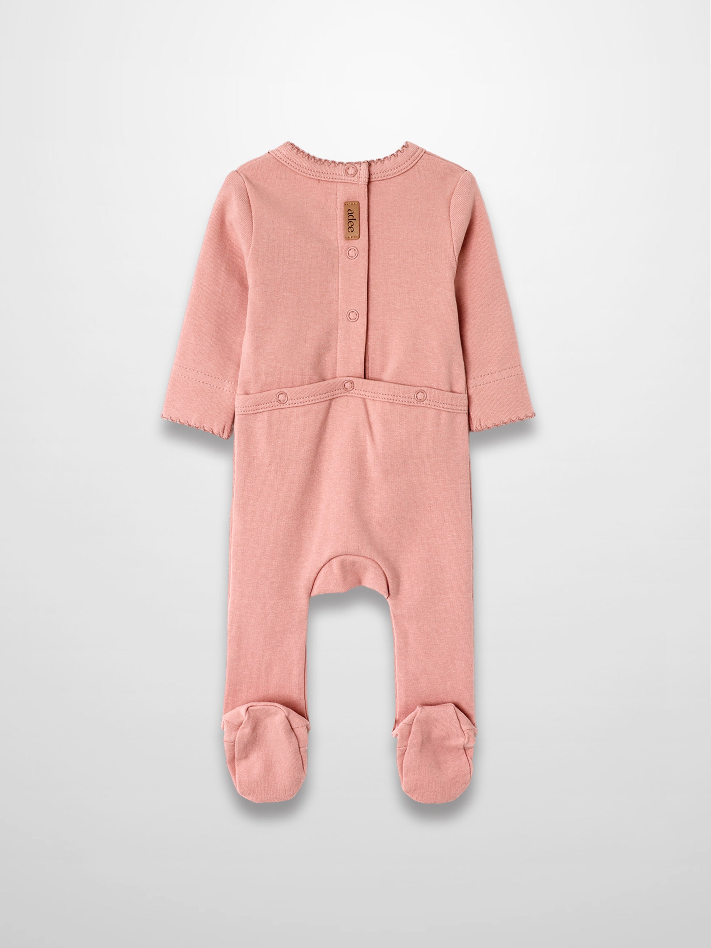 Pink Bow Stretchy with Lace