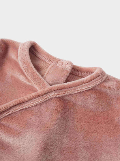 Velour Crossover Stretchy - Pink