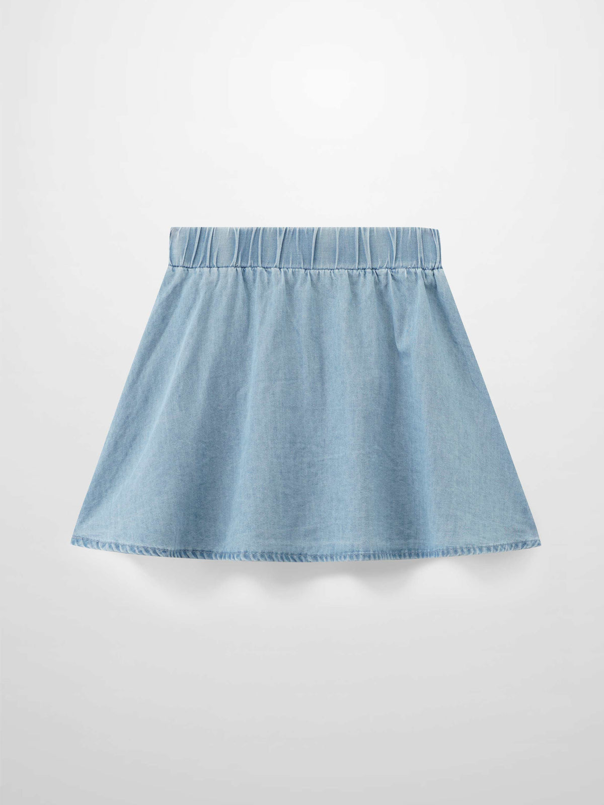 Light denim circle skirt for girls perfect summer wear.