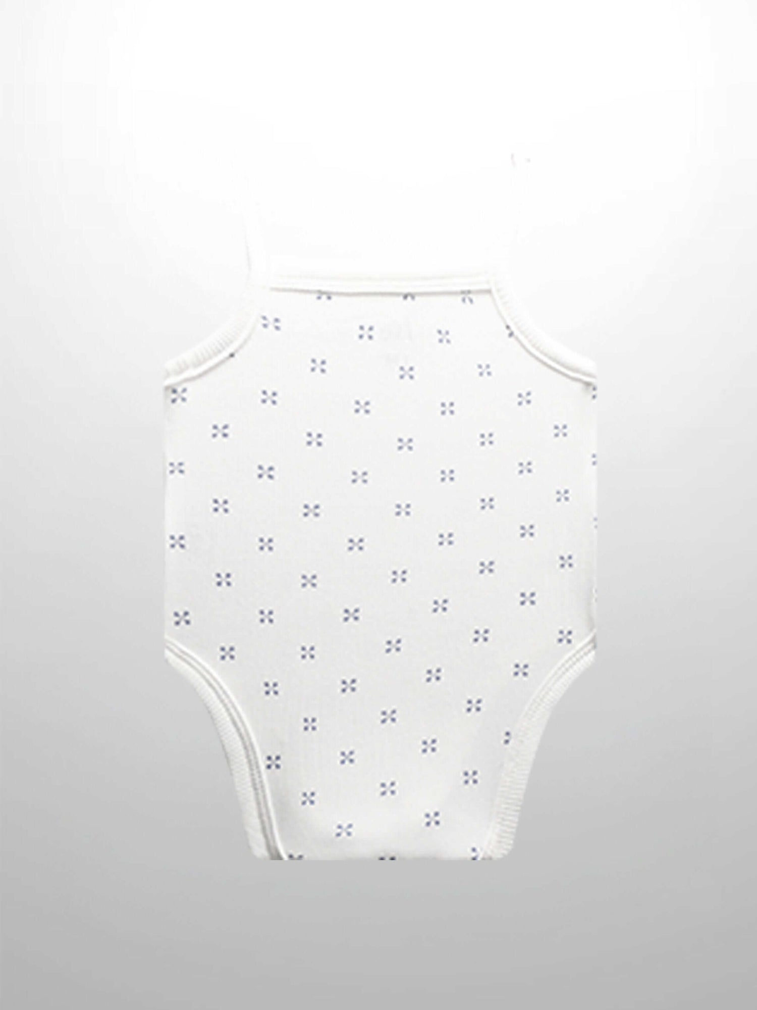 Light blue diamond pattern bodysuit