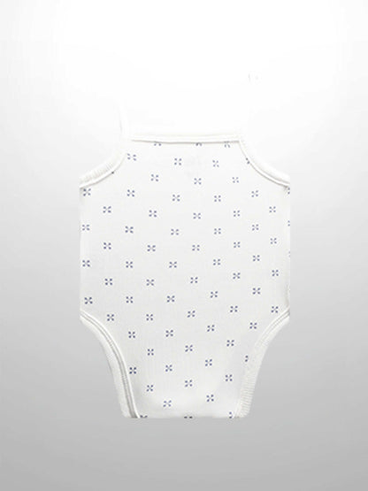 Light blue diamond pattern bodysuit