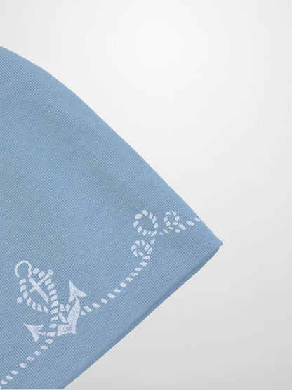 Blue Anchor Beanie
