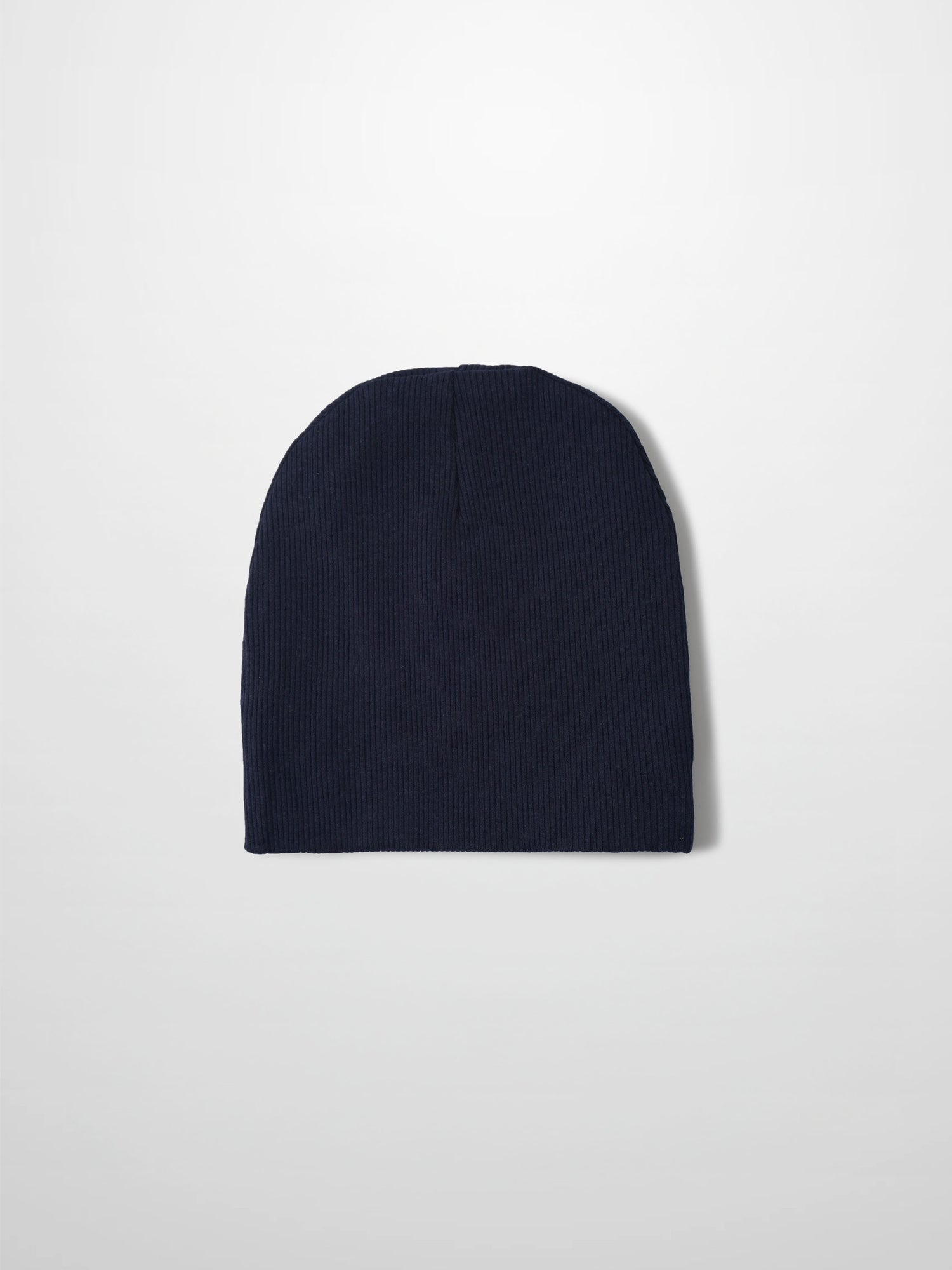 Mock Neck Beanie - Navy