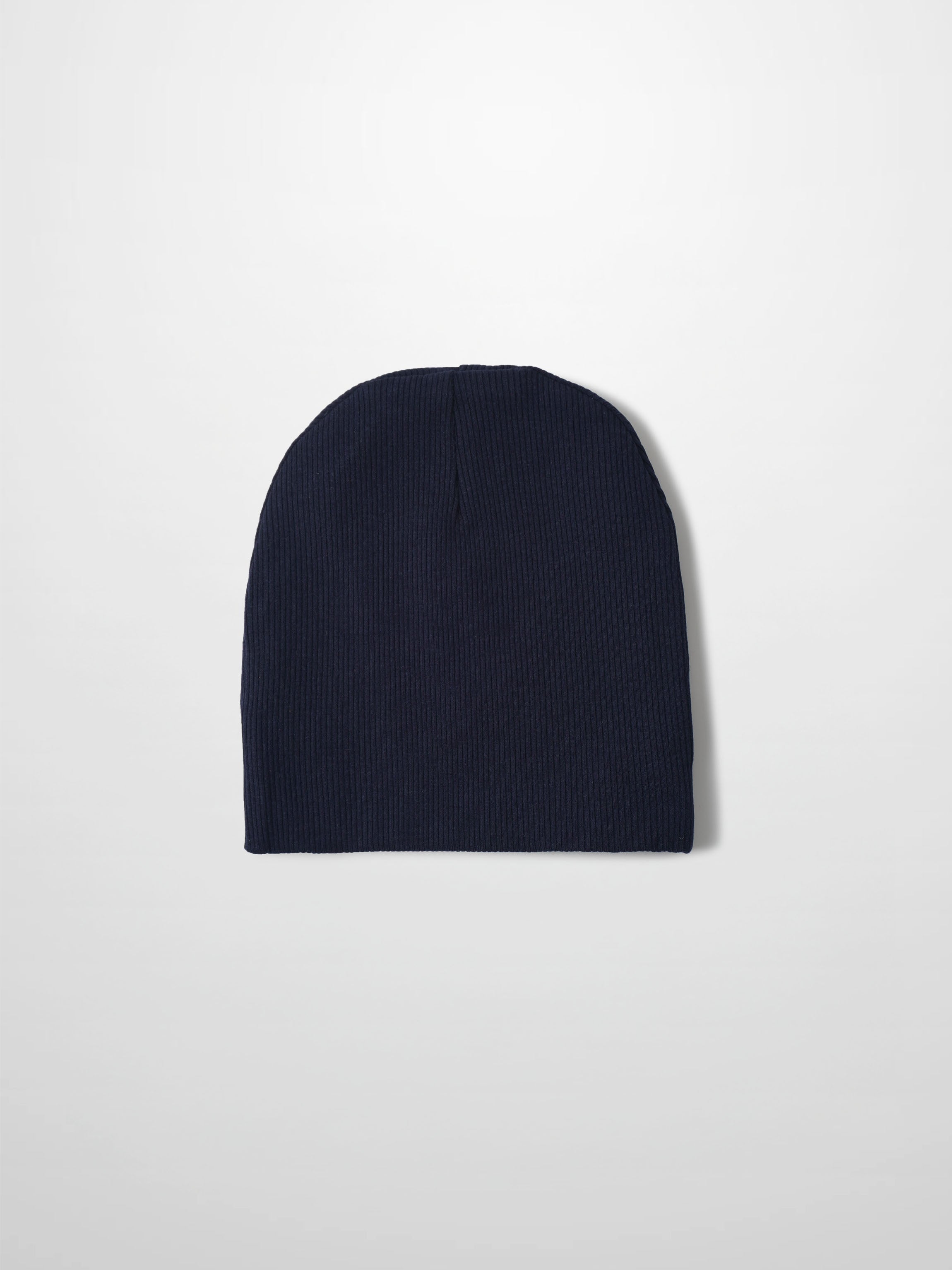 Mock Neck Beanie - Navy