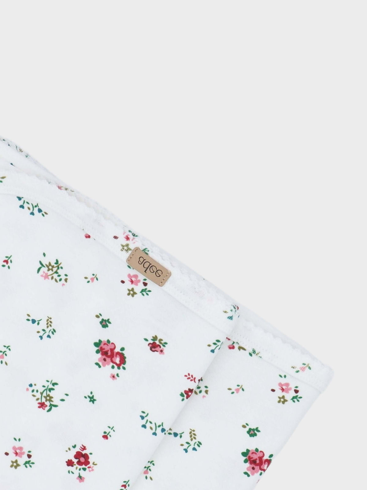 Freesia flower blanket for baby jumpsuit