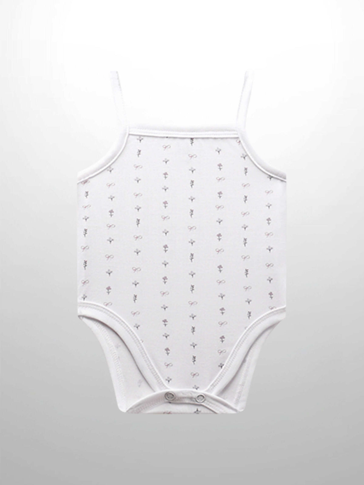 White baby girl bodysuit undershirt