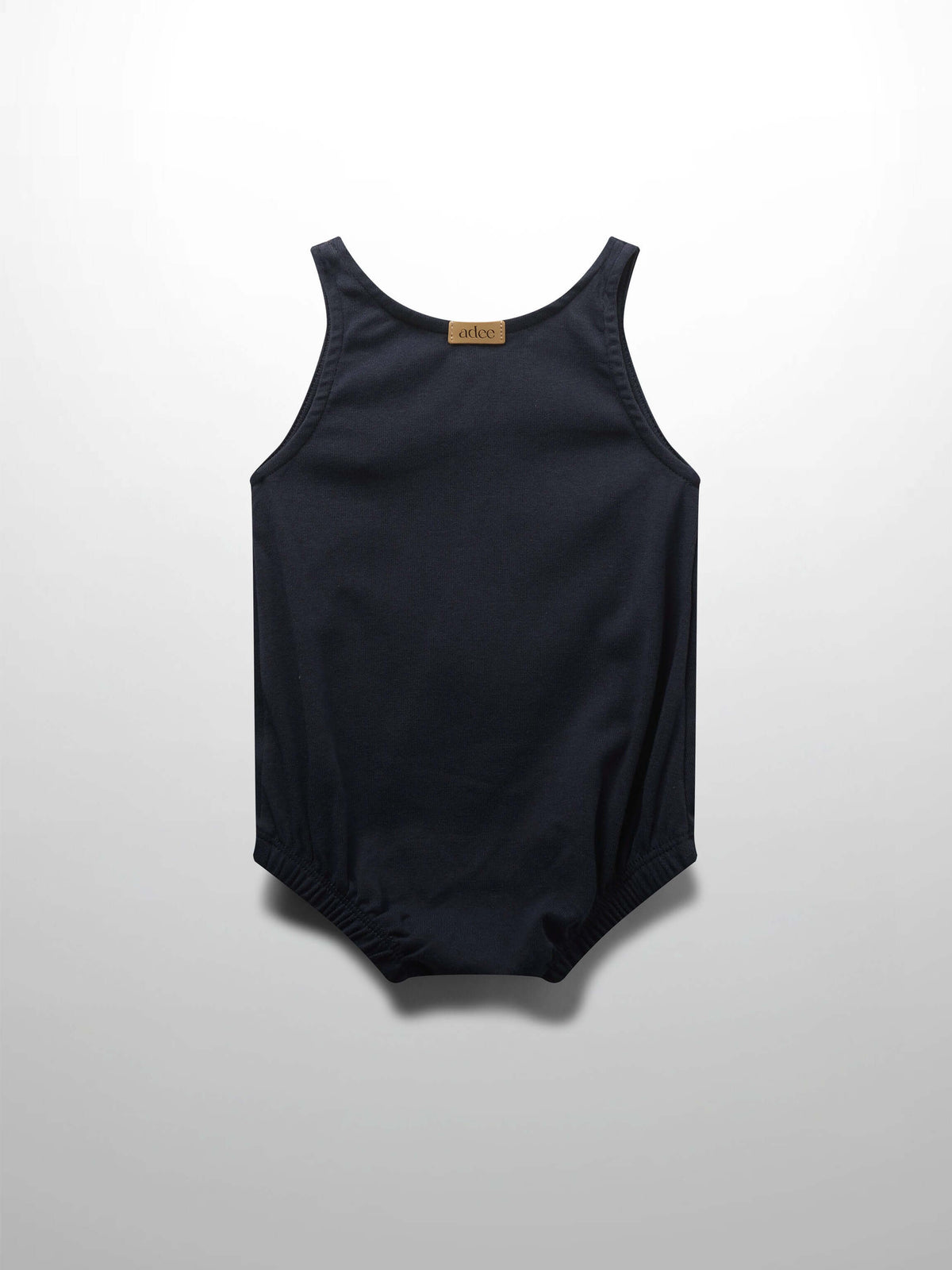 Baby boy navy romper outfit