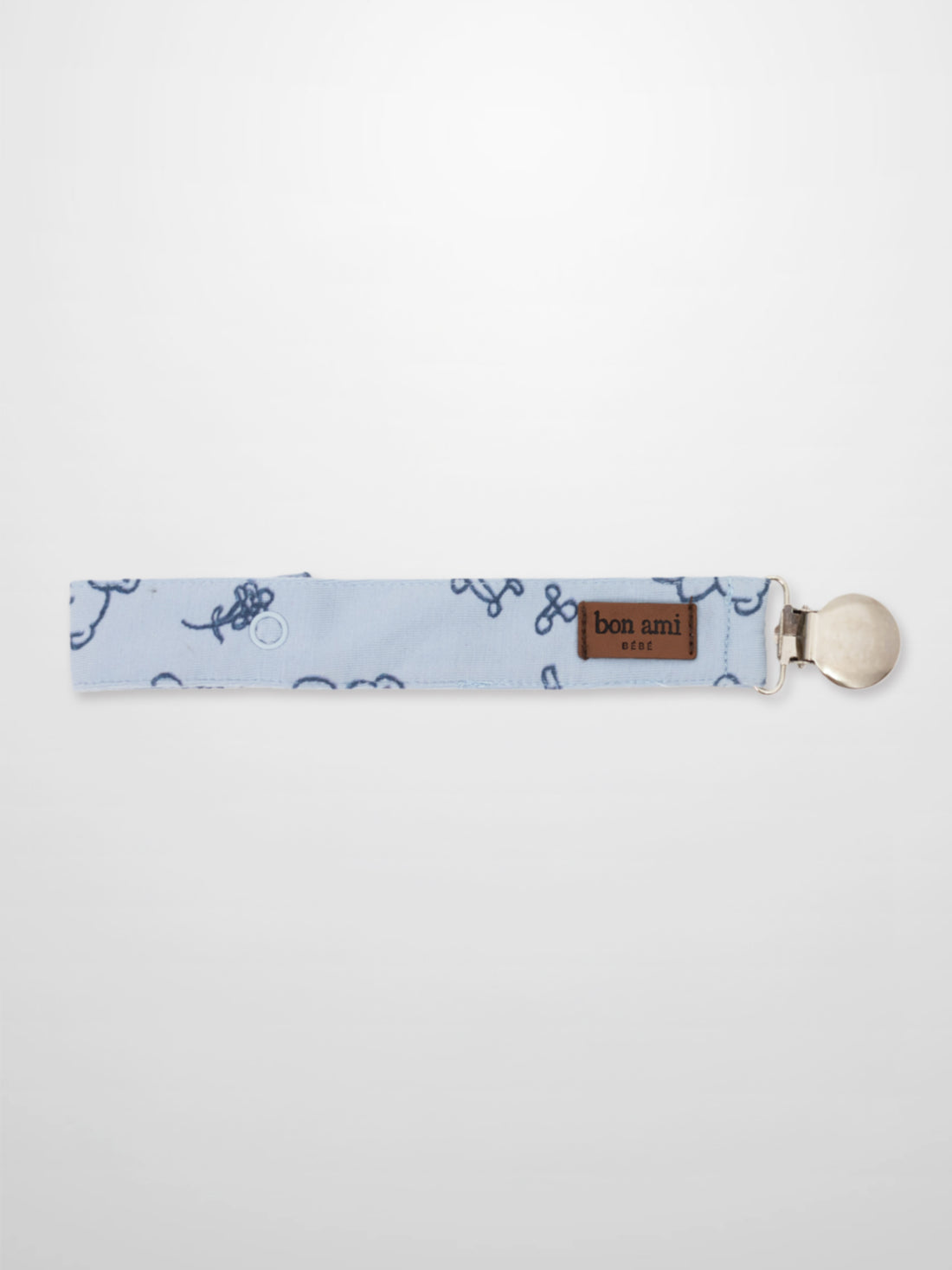 Storybook Pacifier Clip - Blue