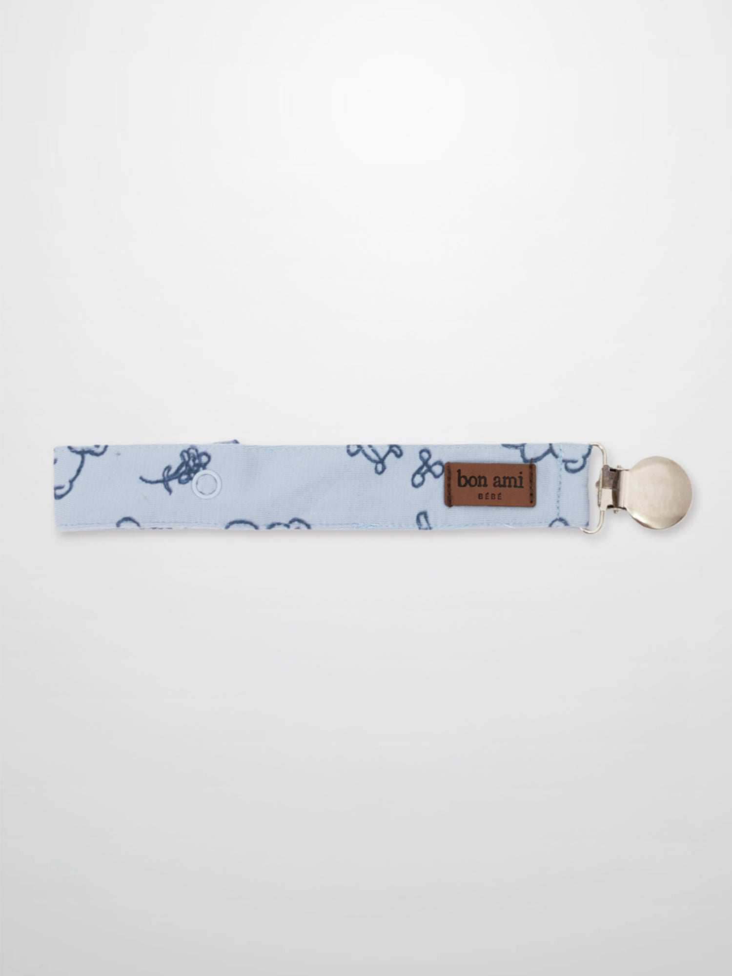Storybook Pacifier Clip - Blue