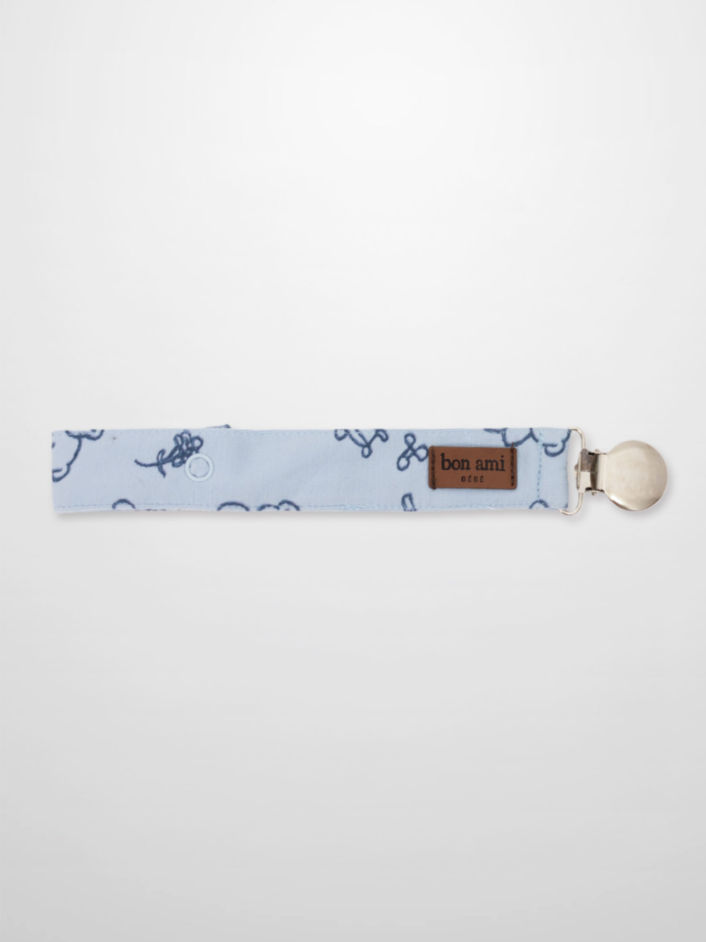 Storybook Pacifier Clip - Blue