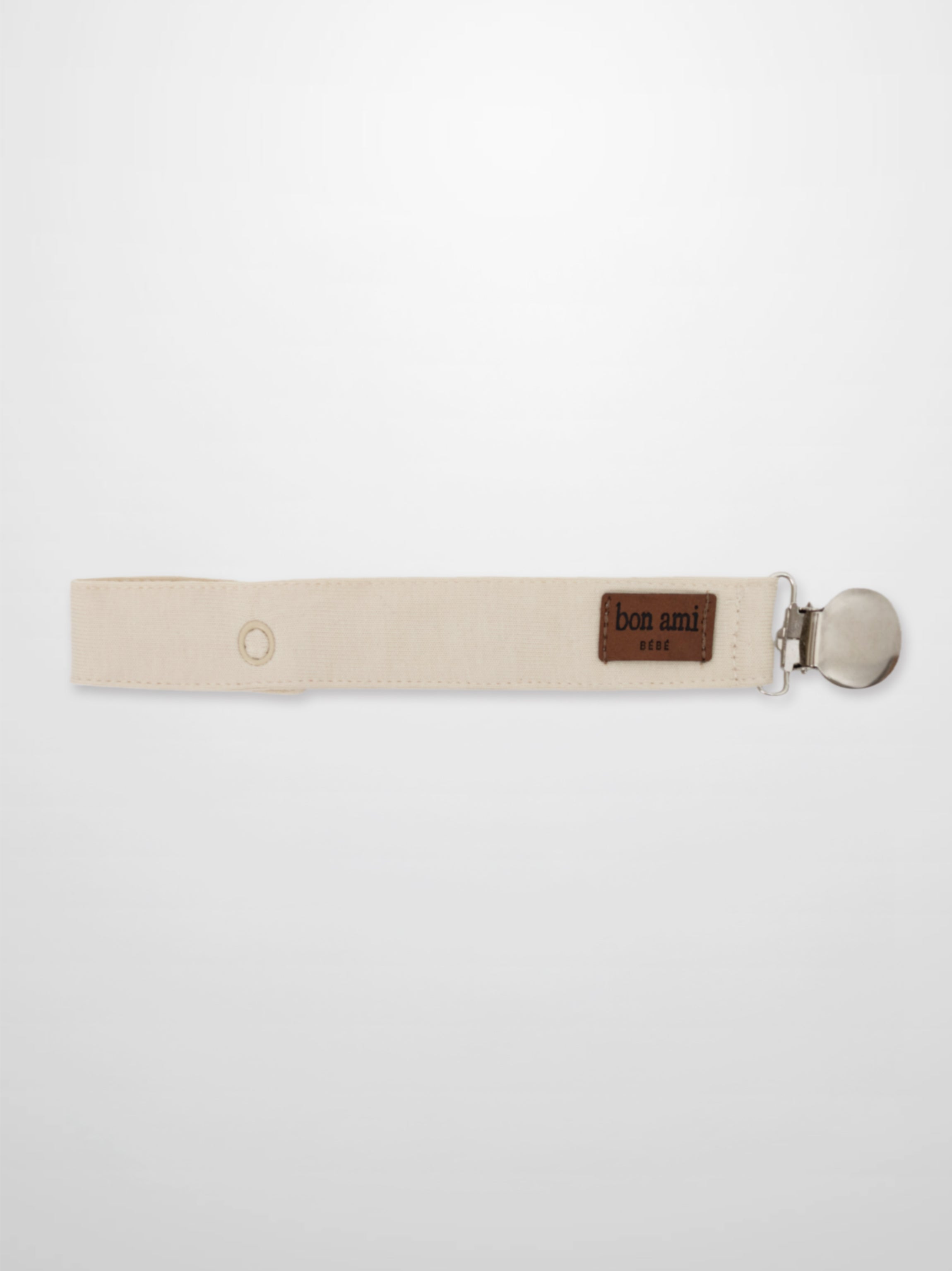 Pacifier Clip - Beige