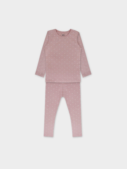 X Print Pajama-Pink