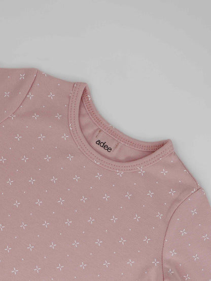 X Print Pajama-Pink