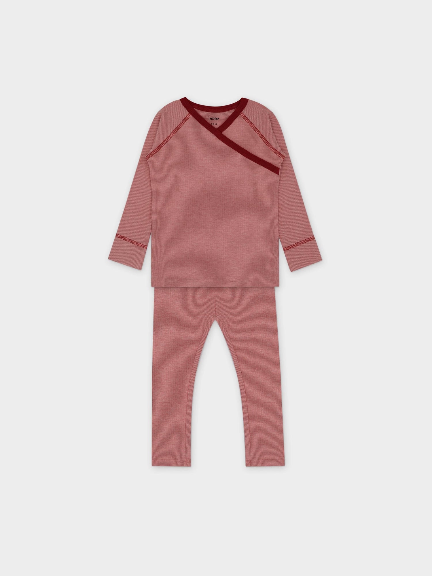 Outside Stitch Pajama-Pink