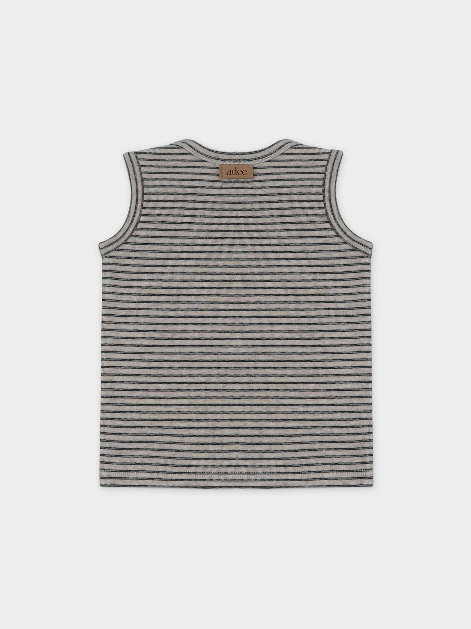 Tank Set-Tan &amp; Black Stripe