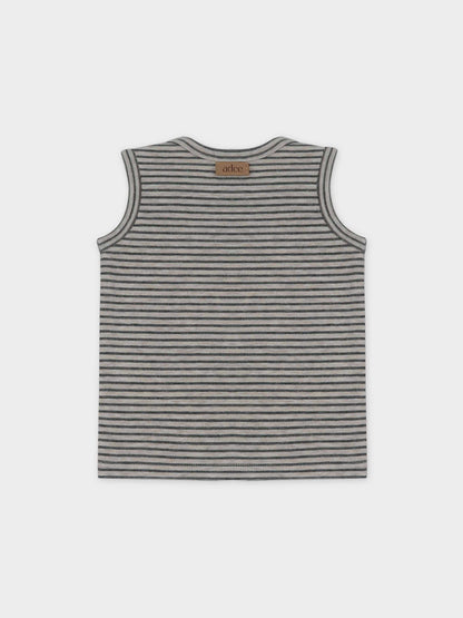 Tank Set-Tan &amp; Black Stripe