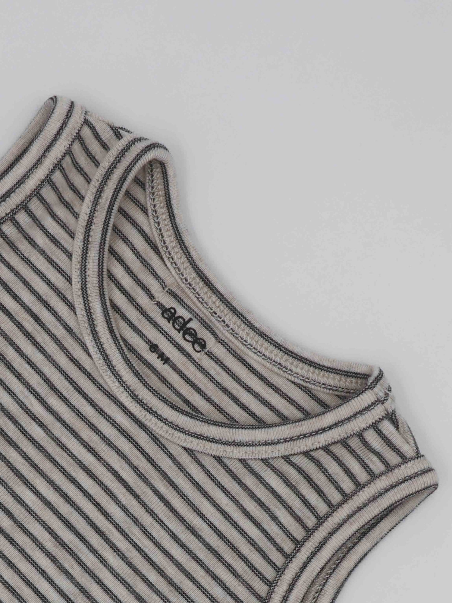 Tank Set-Tan &amp; Black Stripe