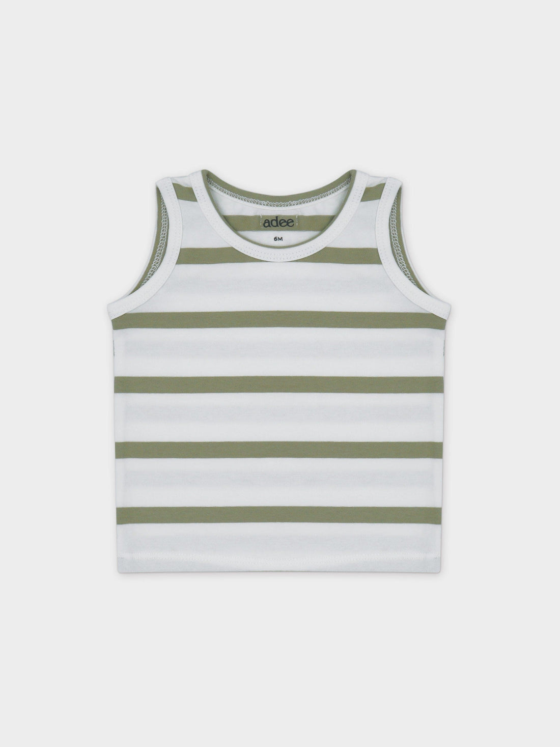 Tank Set-Green &amp; White Stripe