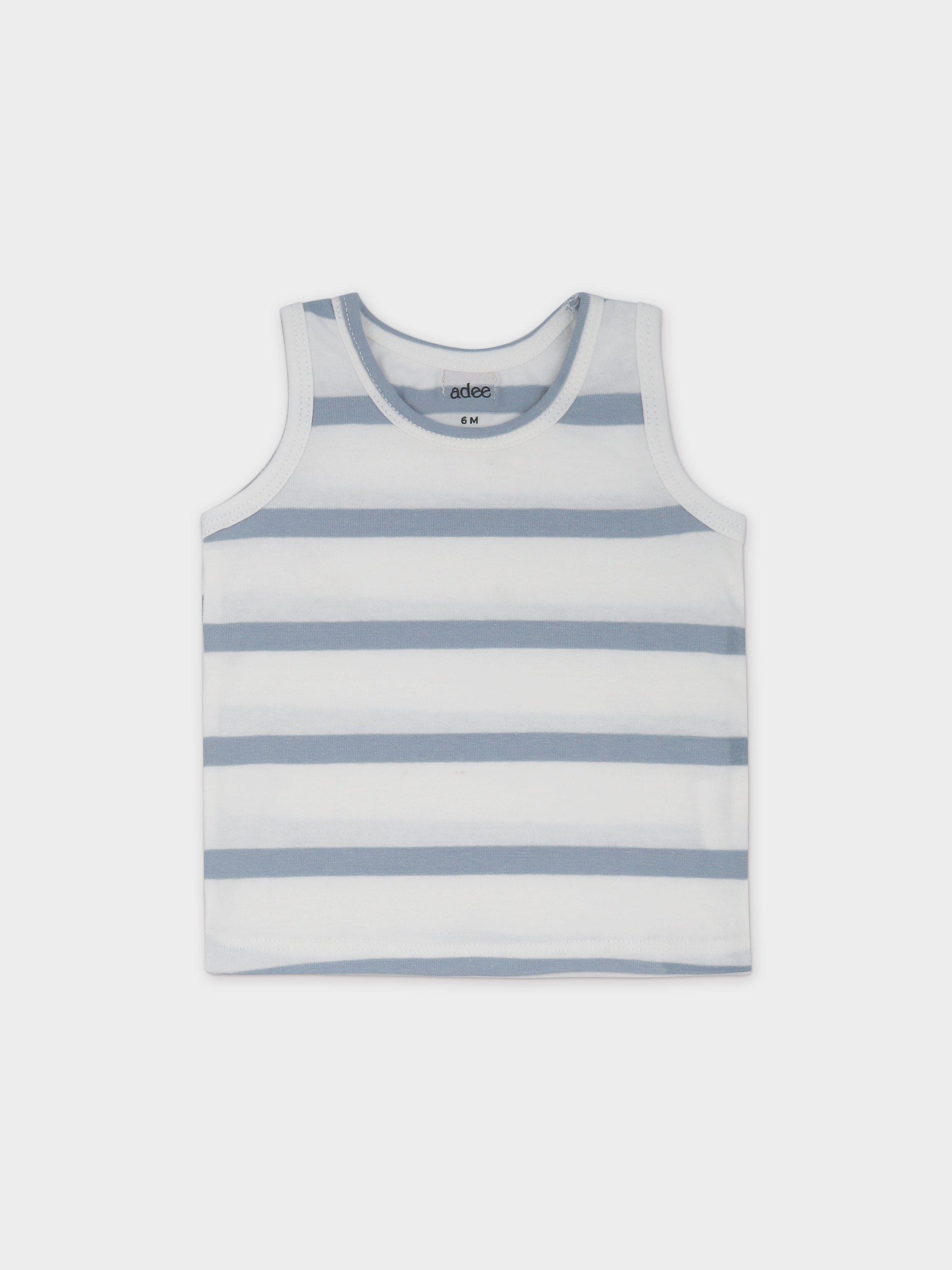 Tank Set-Blue &amp; White Stripe