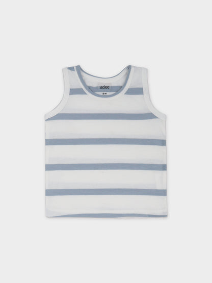 Tank Set-Blue &amp; White Stripe