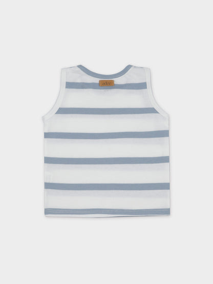 Tank Set-Blue &amp; White Stripe