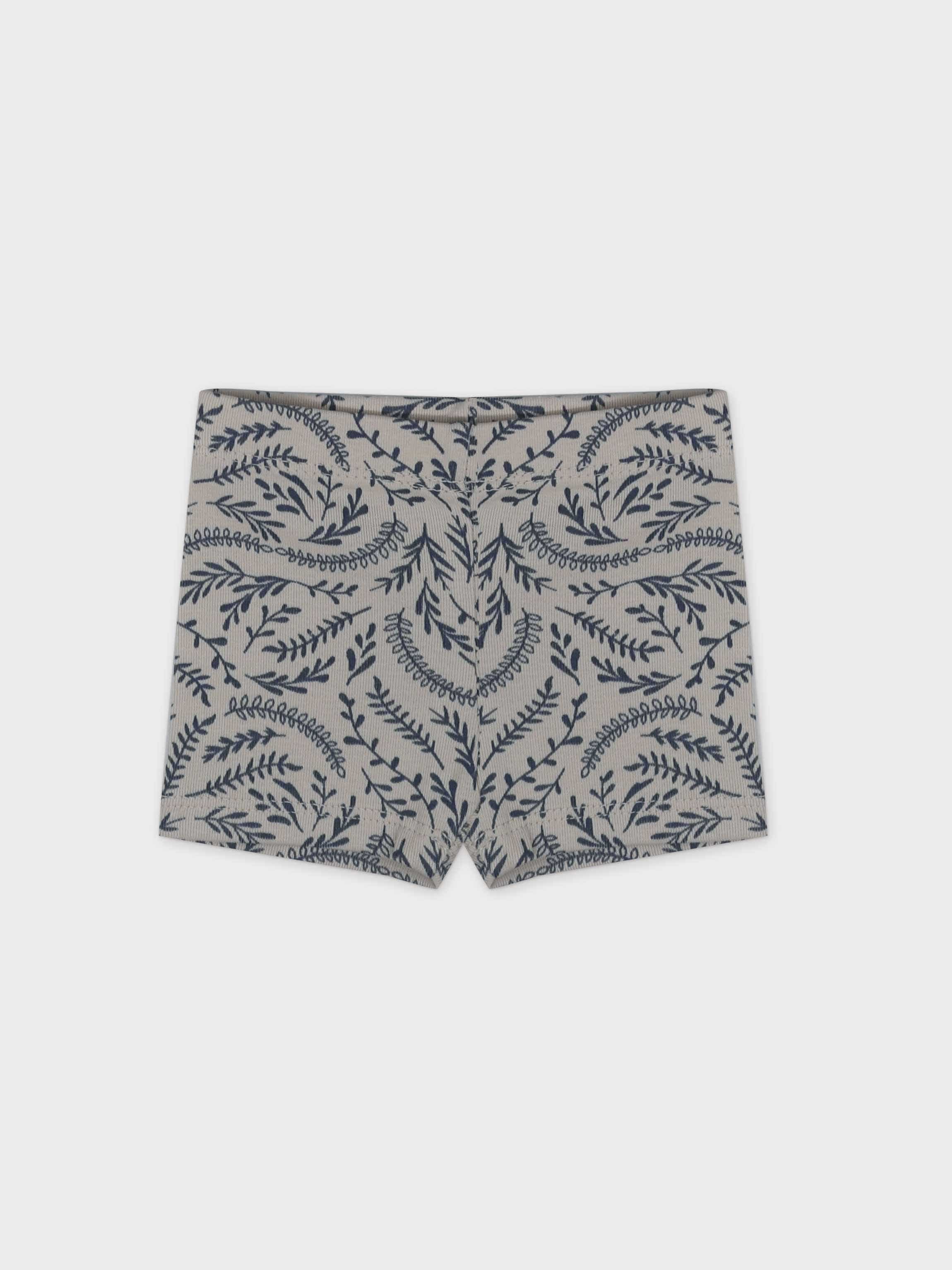 Paisley Tank Short Set-Blue