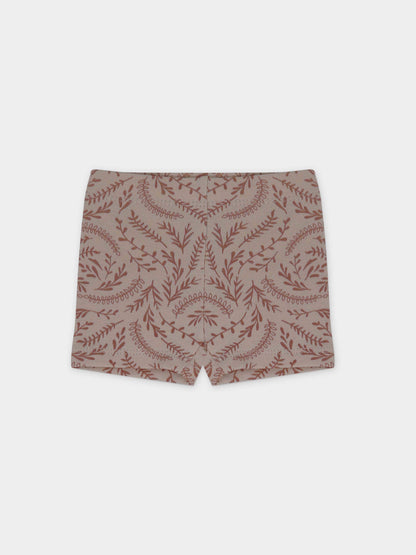 Paisley Tank Short Set-Pink