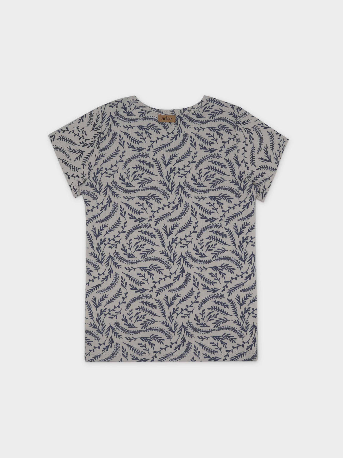 Paisley Short Sleeve Shirt-Blue