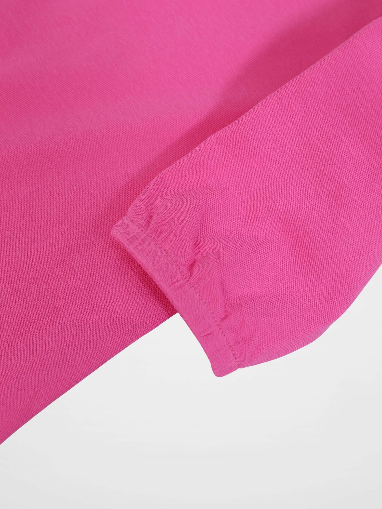 3/4 Sleeve Bubble T-Shirt - Pink