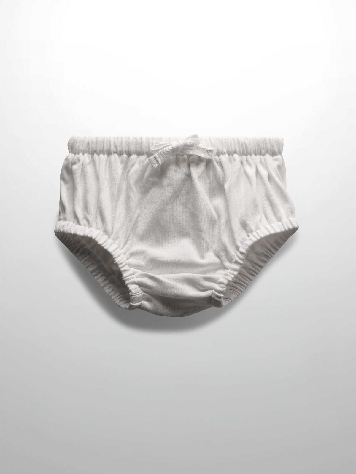 White drawstring bloomers for toddlers